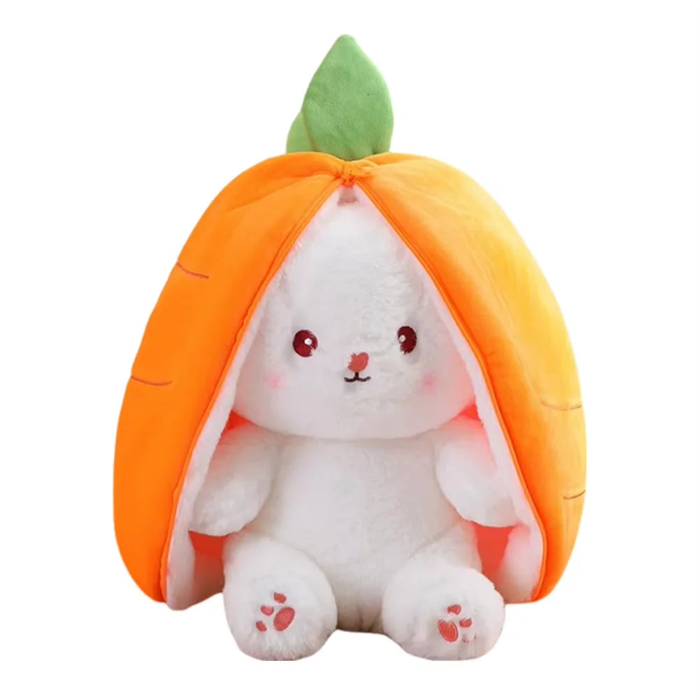 ✨ Sweet Strawberry Carrot Bunny Plush - Your New Cuddly Companion! 